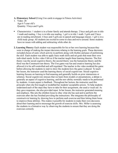 View full document Case 53 Observing and Measuring the Weather approximate age 7 grade level- 2 nd quantity of students- 25 These students are in Piagets concrete operational stage of Cognitive development. . Wgu d094 task 1